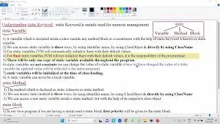 Understanding Static keyword - 5xtra