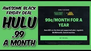 .99 Hulu Black Friday Deal is Back