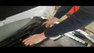 Установка газового упора капота на Ford Focus 3