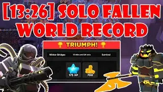 SOLO FALLEN SPEEDRUN WORLD RECORD (Ver. 1.9.0) / Tower Defense Simulator)