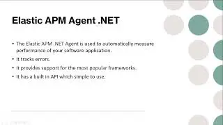 Elastic APM Agent .NET