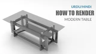 How to Make A Render of Table in Keyshot. URDU /HINDI
