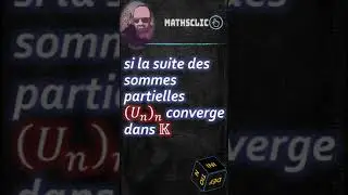 🔴MATHSCLIC SHORTS | NATURE D'UNE SÉRIE NUMÉRIQUE