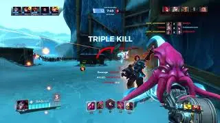 Paladins - Hexa kill with Dredge