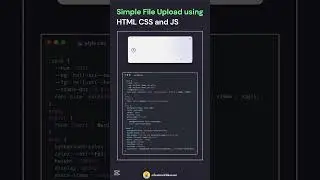 Animated file upload modal using CSS and JavaScript | File Upload in HTML & CSS | CodeMinds