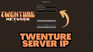 Minecraft Twenture Server IP Address