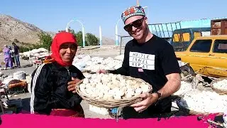 Uzbekistan ROADSIDE Food Market + Traveling from Samarkand to Shahrisabz | Uzbekistan