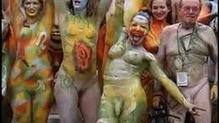 International  festival  amazing  body  painting  festival  2017  #2