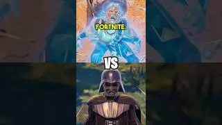 Boss Darth Vader Meets Boss Zeus in Fortnite Chapter 5 #fortnite #fortnitechapter5 #starwars