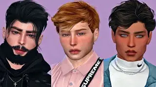 MEGA PACK OF 3 ALPHA MALE SIMS + Hair, Clothing & Accessories - The Sims 4