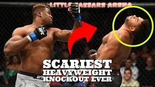 Francis Ngannou Scariest Heavyweight Knockout Ever 😱🔥 | Francis Ngannou Vs Alister Overeem