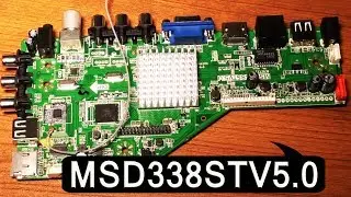 Android Universal TV board MSD338STV5.0 installing process.