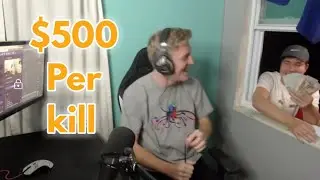 Mr Beast visits Tfue house and Donates 12k IRL