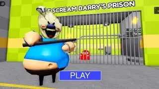 🍦 ICE SCREAM BARRY'S PRISON RUN #roblox #scaryobby