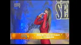 Carlos Melo e Alexandre animando o arena sertaneja na tv