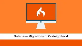Database Migrations in Codeigniter 4