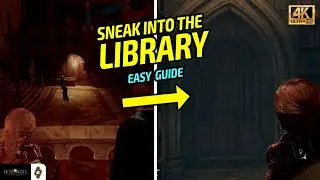 EASY GUIDE: How to sneak into the LIBRARY (Story Mission) | Hogwarts Legacy Walkthrough