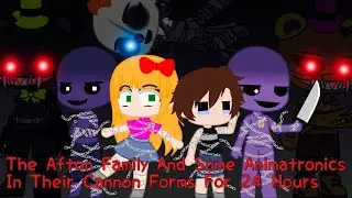The Afton Family And Some Animatronics In Their Canon Forms For 24 Hours / (8-bit designs) / FNAF