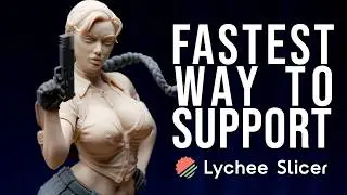 The best way to support a base using Projection Supports | Lychee Slicer Tutorial