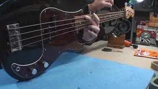 Good Old Fender Precision Bass Guitar