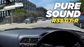 POV: You drive a tastefully clean R33 Nissan Skyline GT-R | PURE SOUND (4K)