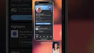 How to copy a LinkedIn profile's link (mobile phone)