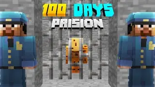 I SURVIVED 100 DAYS IN MINECRAFT PRISON?!