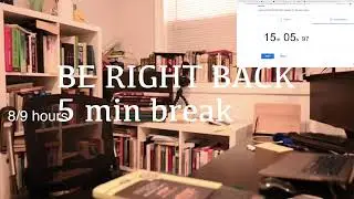 8 hour sat study/reading session