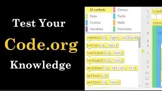 Test Yourself | Applab' Features Based Test| Code.org Test-1