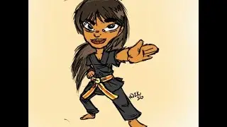 Dibujo en cámara rápida. Kung Fu TAO.
