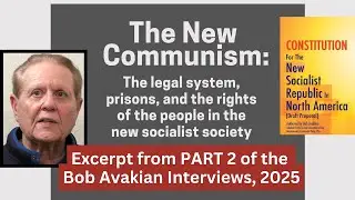 The New Communism: The legal system, prisons & the rights of the people in the new socialist society