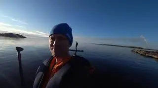 Ладога. Прогулка на сап-борде.