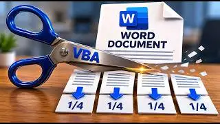 Split Word Document into Multiple Files by Pages using VBA