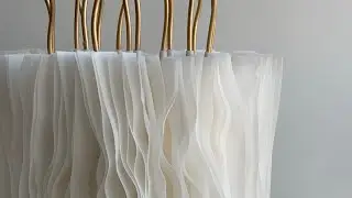 Decor made from wafer paper