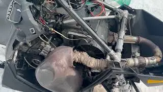 Polaris RMK 800 snowmobile with RMZ 500 Taiga engine.
