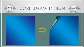 How to make page curl effect in coreldraw