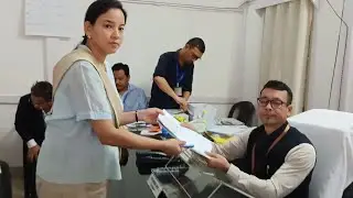 NPP Candidate Mehtab Chandee Sangma Gambegre bye Election-na nomination filed ka·aha.