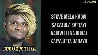 Stove Mela Kadai Song Lyrics | Junior Nithya | Gana Song ( Clean Lyrics )