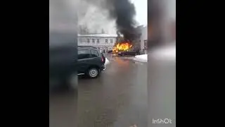 Сгорело авто в Егорьевске 2.0