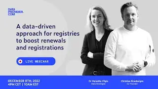 Webinar: A data-driven approach for registries to boost renewals and registrations