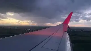 B737-800 approach + landing + taxi at King Shaka International Airport, DBN FlySafair