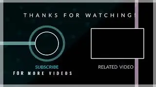 THANKS FOR WATCHING / OUTRO / TOP LATEST OUTRO / BEST OUTRO FOR YOUTUBE VIDEO'S