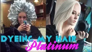 Dyeing My Hair Platinum