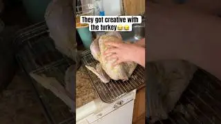 They got creative with the turkey!! 