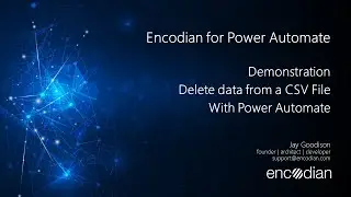 Remove / delete data from a CSV file using Power Automate