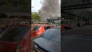 incendio en galería de siloe Cali domingo  septiembre 4