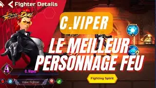 💥 STREET FIGHTER DUEL 💥 C.VIPER la meilleur DPS feu  !! ( Je recommande!)