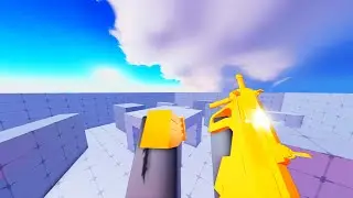The GOLD AR SKIN Is To Clean In Roblox Rivals