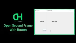 Open Second Frame With Button in Java