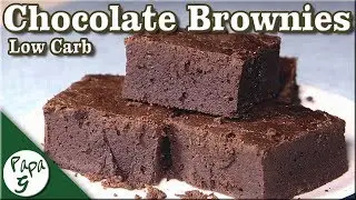 Soft and Moist Low Carb Chocolate Brownies – Very Easy Keto Brownies